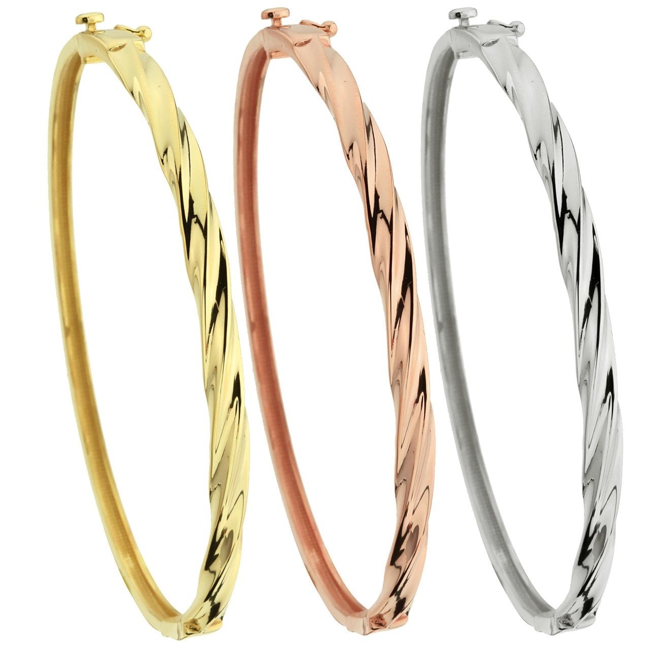 Fantezi Bilezik - 14 Ayar Altın Beyaz Altın