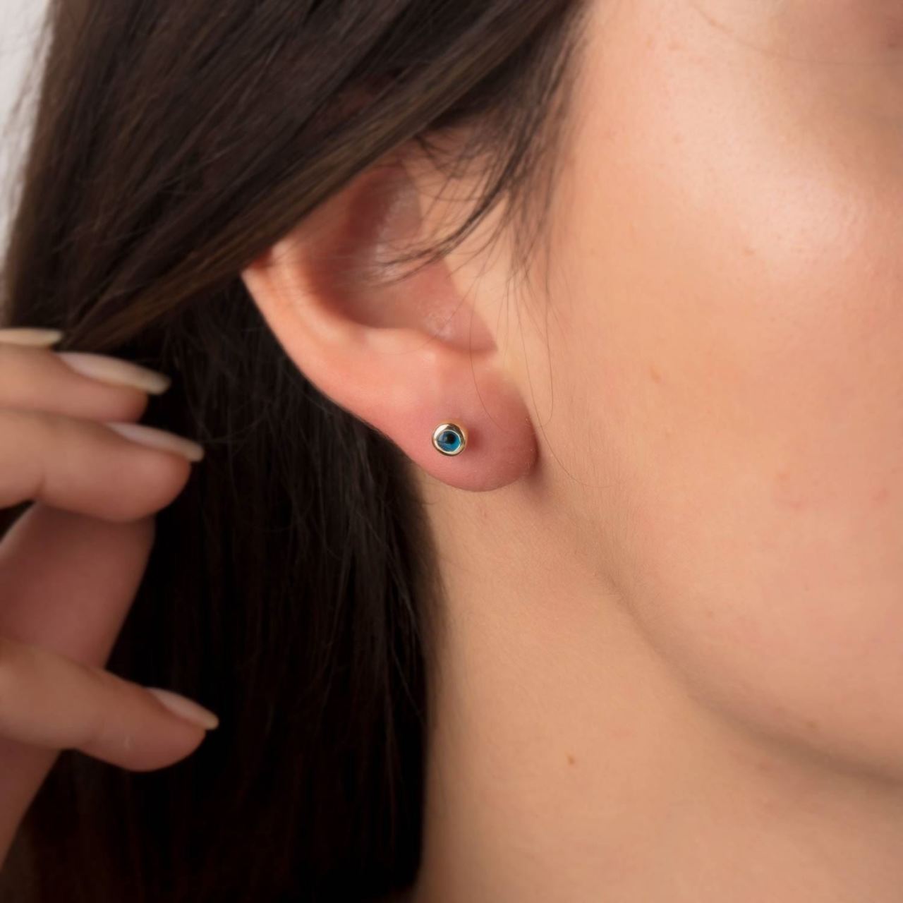 Gözlü Küpe (Çivili)