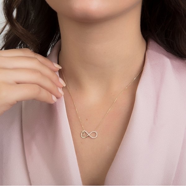 Sonsuzluk Kolye Kalpli