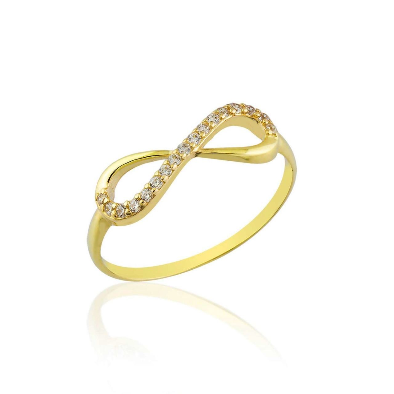 Sonsuzluk Yüzük (Yarı Taşlı)